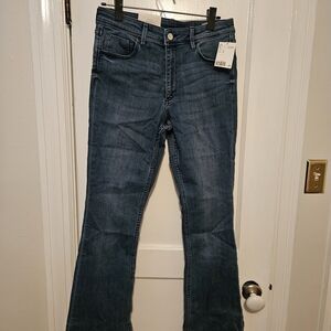 H&M Dark Blue Flare Jeans